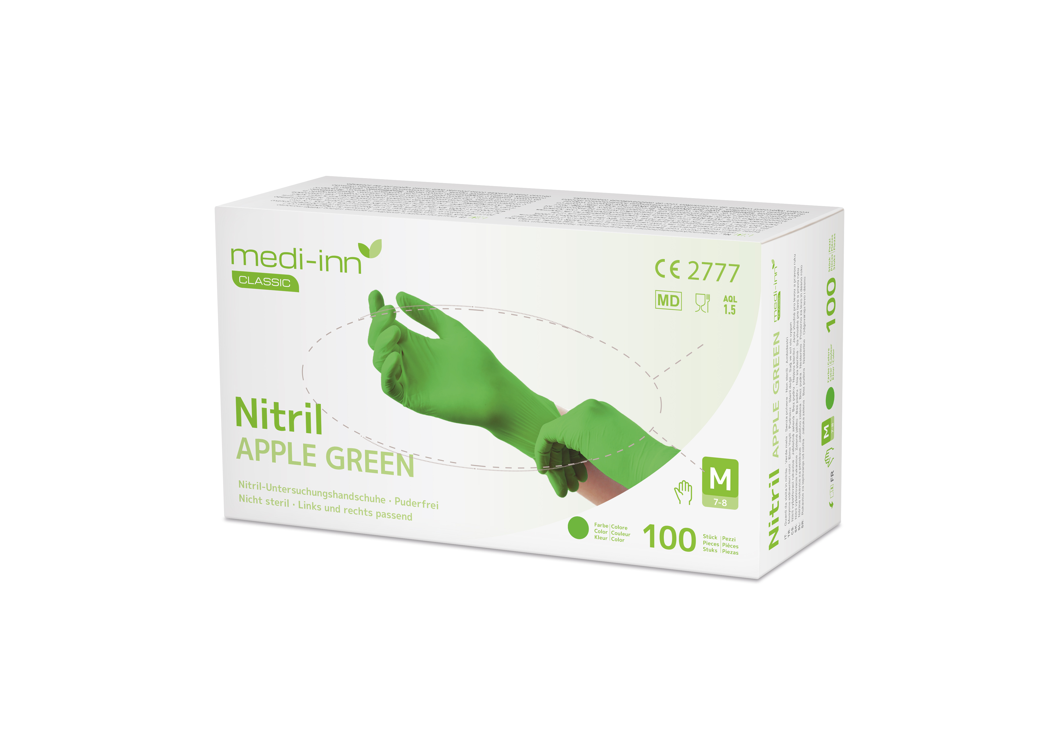 medi-inn® CLASSIC Nitril APPLE GREEN