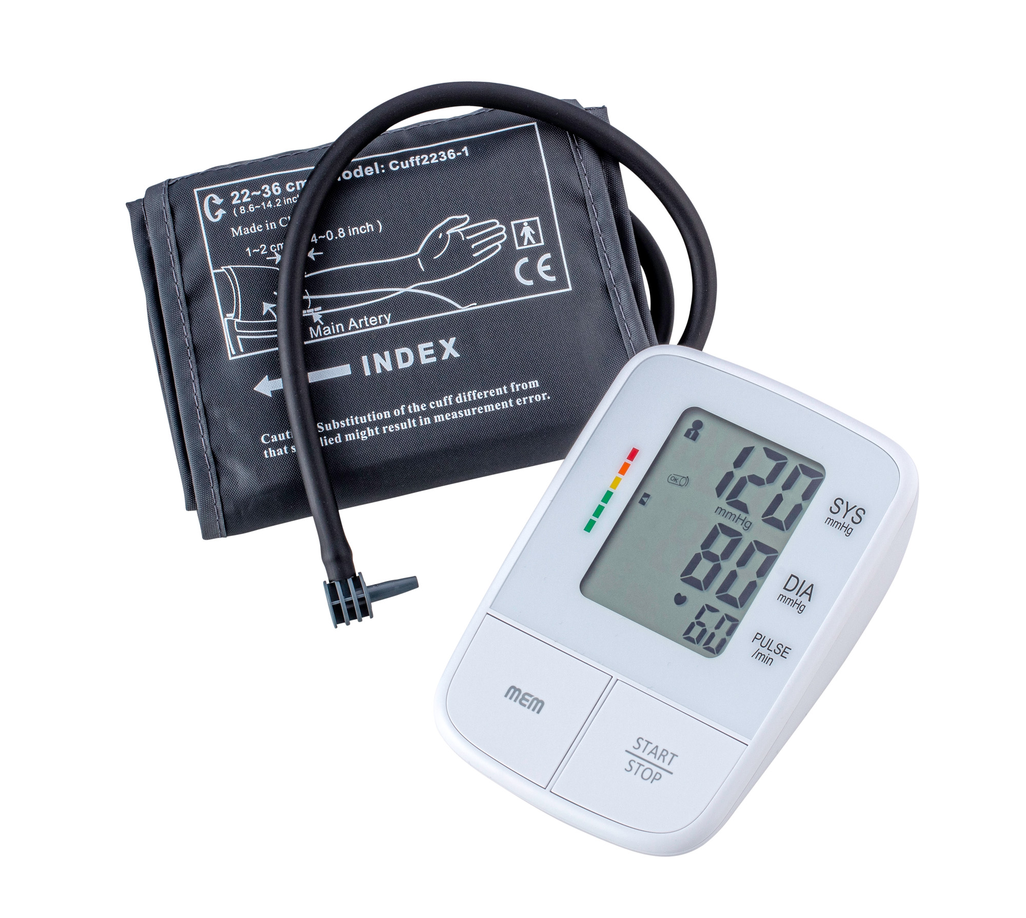 medi-inn® CLASSIC Blutdruckmessgerät für Oberarm oder Handgelenk